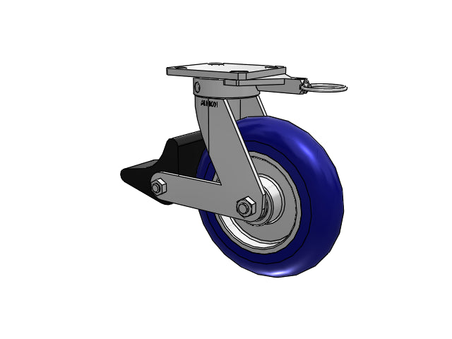 110UA08228SPLBL Albion Swivel Caster