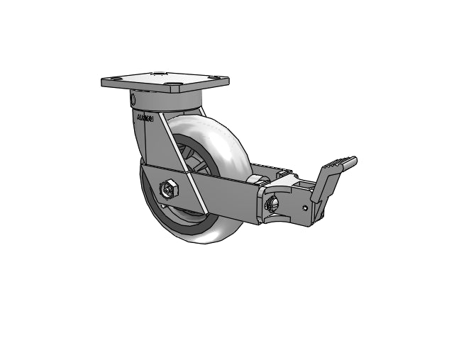110XR06228SFBB Albion Swivel Caster