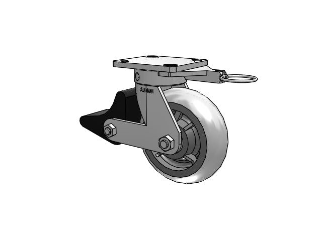 110XR06228SPLBL Albion Swivel Caster