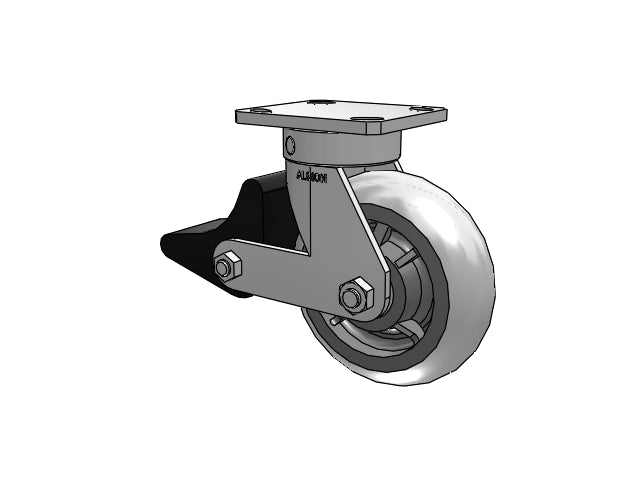 110XR06228SPLB Albion Swivel Caster