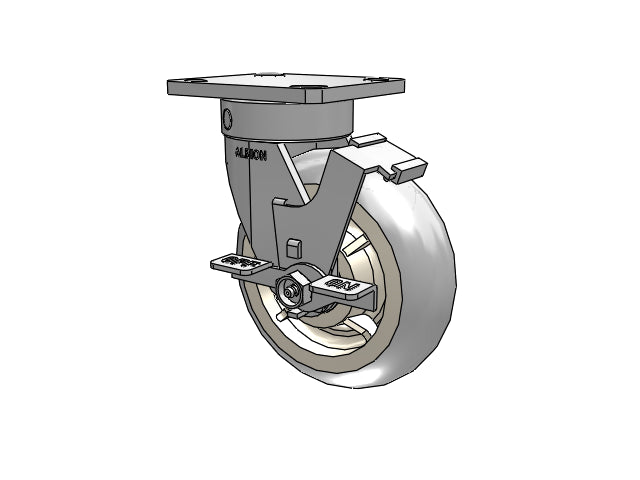 110XR06228SPREVFBC Albion Swivel Caster