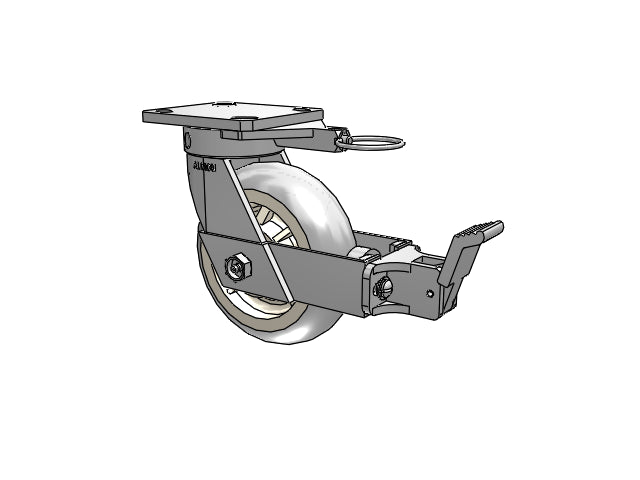 110XR06229SPREVFBBL Albion Swivel Caster