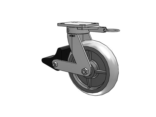 110XR08228SPLBL Albion Swivel Caster