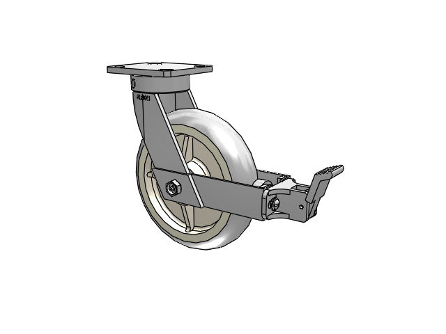 110XR08228SPREVFBB Albion Swivel Caster