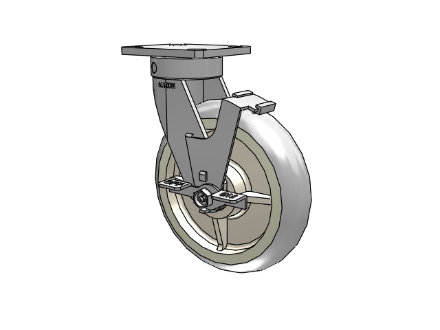 110XR08228SPREVFBC Albion Swivel Caster