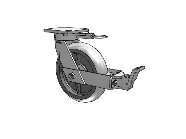 110XR08229S01FBBL Albion Swivel Caster