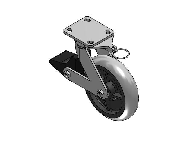 110XR08229SPLBLX Albion Caster