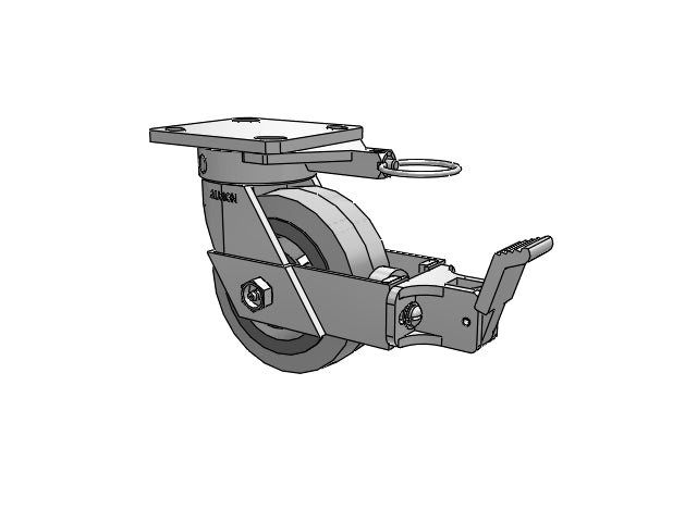 110XS05201SFBBL Albion Swivel Caster