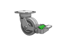 110XS05201SP Albion Swivel Caster