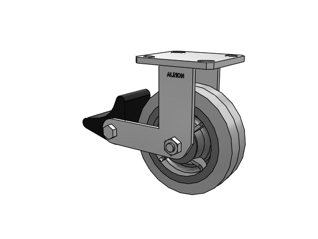 110XS06201RPLB Albion Rigid Caster