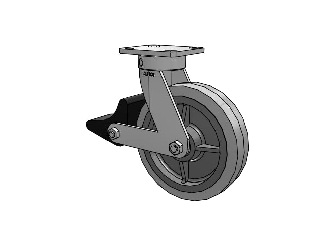 110XS08228SPLB Albion Swivel Caster