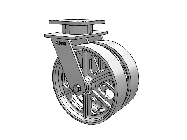 115CA08201S Albion Caster