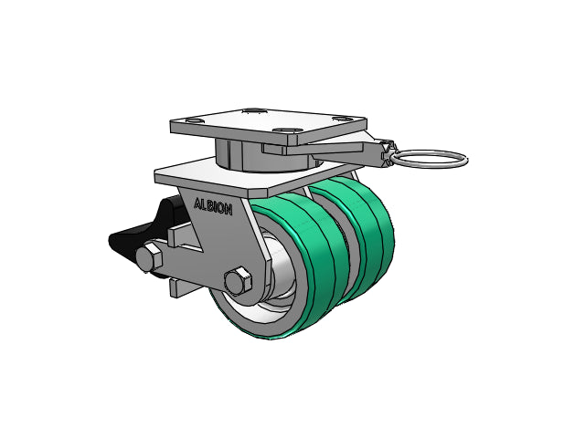 115PD04201SPLBL Albion Caster