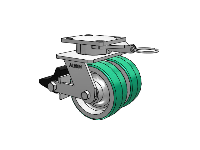 115PD05201SPLBL Albion Caster