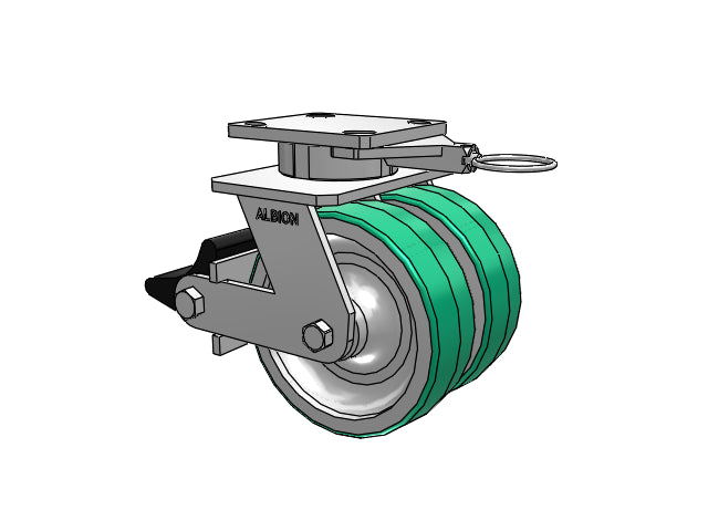 115PD06201SPLBL Albion Caster