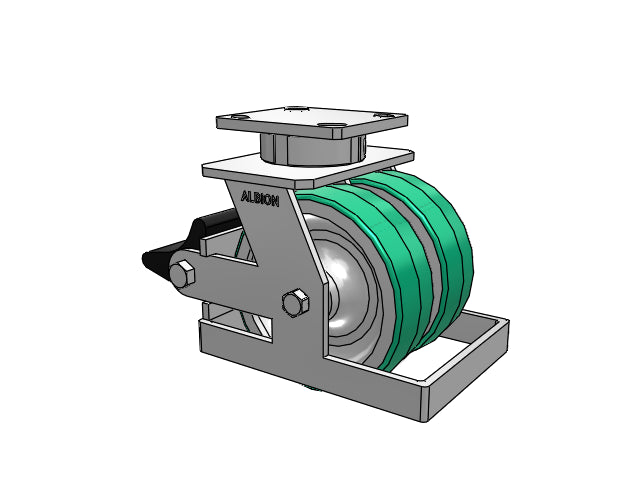 115PD06201SPLBTOE Albion Caster