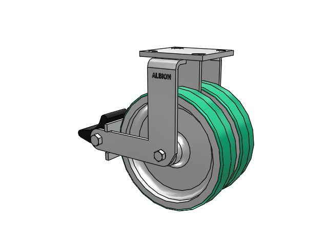 115PD08201RPLB Albion Caster
