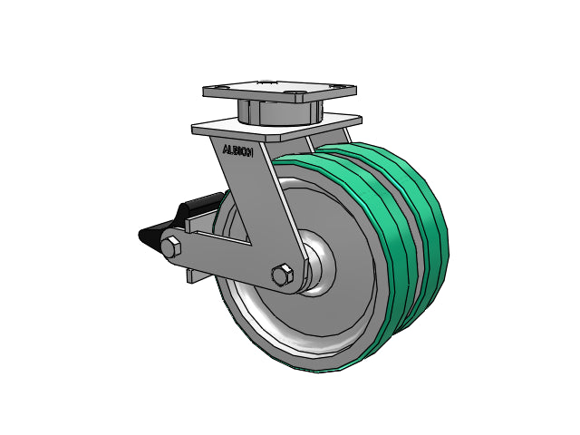 115PD08201SPLB Albion Caster