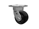 Stainless Kingpinless 4"x2" MAX Nylon Wheel Caster with 4"x4.5" Plate