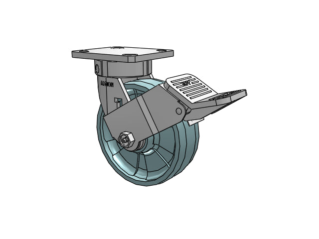 120NG06229SPREVFBG Albion Swivel Caster