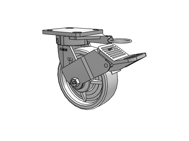 120NW06201SFBGL Albion Swivel Caster