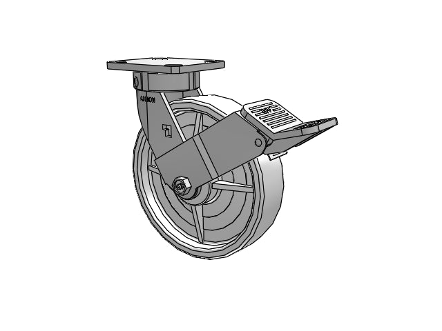 120NW08201S-01FBG Albion Swivel Caster