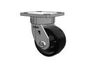 Stainless Kingpinless 4"x2" Polypropylene Wheel Caster with 4"x4.5" Plate