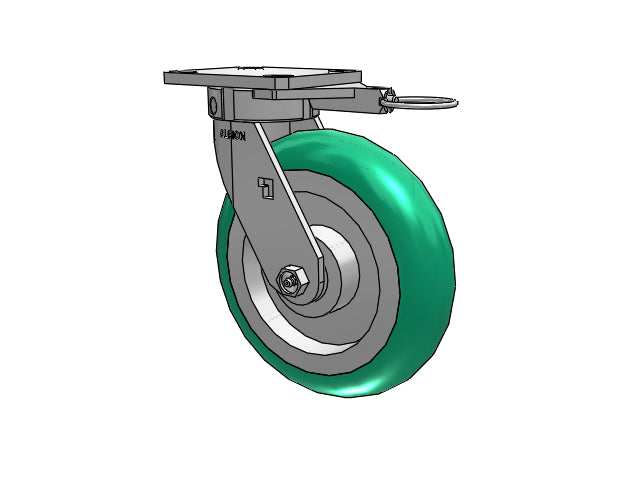 120PM08228S-01L Albion Swivel Caster