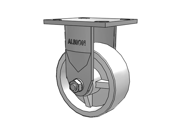 120RW05241R Albion Rigid Caster