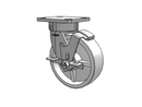 120RW06241SFBD Albion Swivel Caster