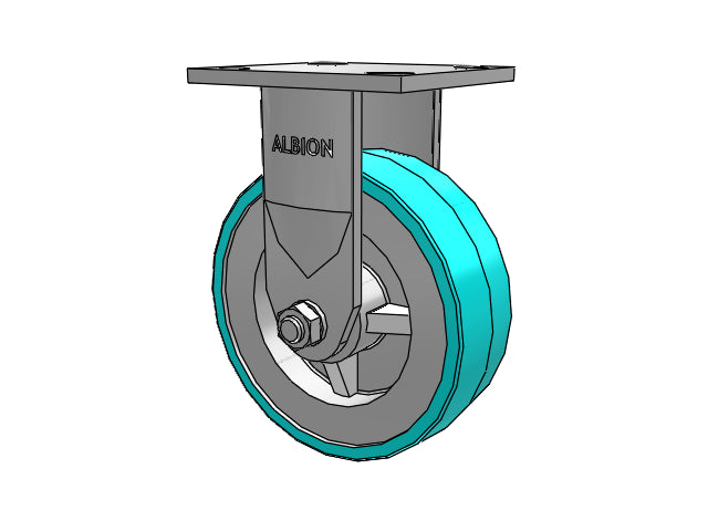 120XA06201RPREV Albion Rigid Caster