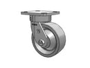 Stainless Kingpinless 5"x2" XP Solid Polyurethane Caster with 4"x4.5" Plate