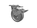 120XP08201S-01FBGL Albion Swivel Caster