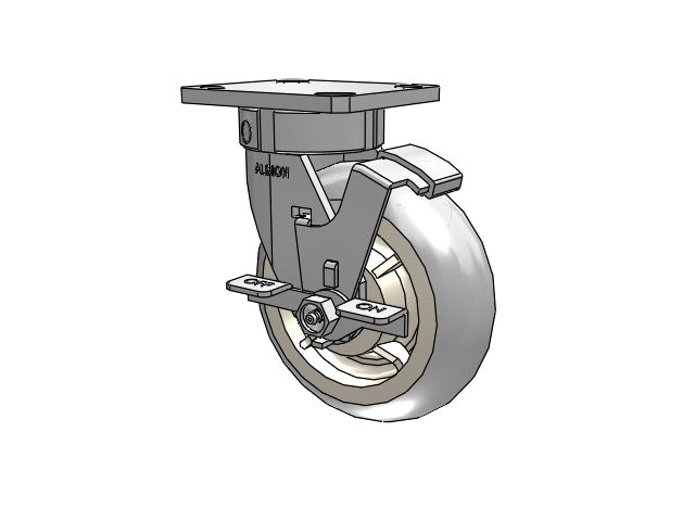 120XR06201SPREVFBD Albion Swivel Caster