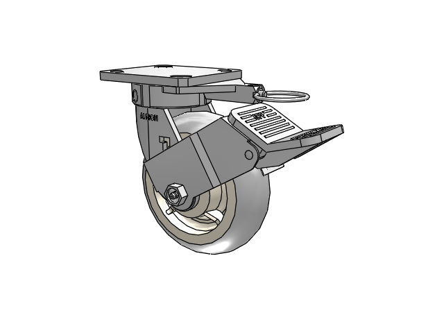 120XR06201SPREVFBGL Albion Swivel Caster