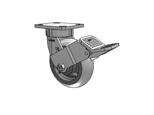 120XR06251SFBG Albion Swivel Caster