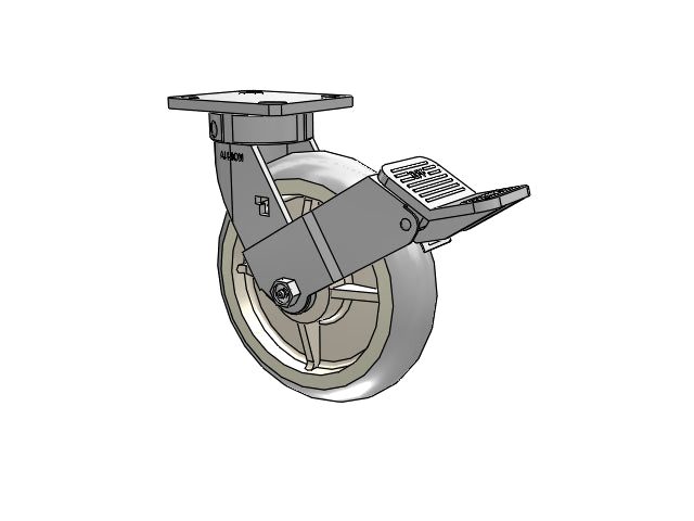 120XR08251SPREV-01FBG Albion Swivel Caster