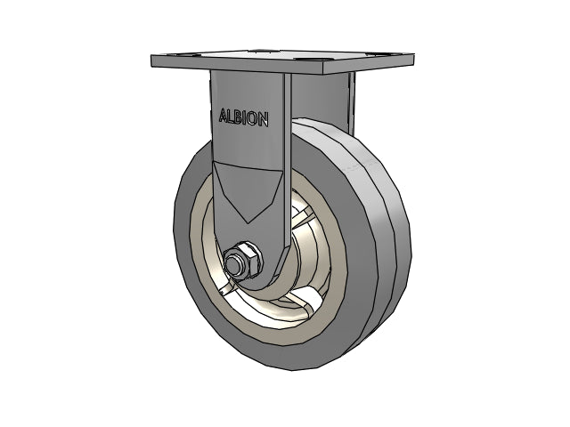 120XS06201RPREV Albion Rigid Caster