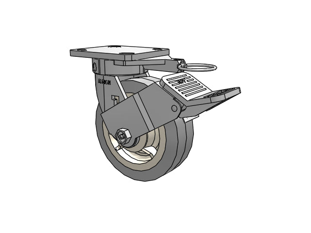 120XS06201SPREVFBGL Albion Swivel Caster