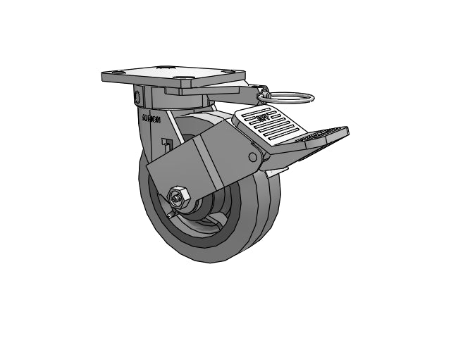 120XS06251SFBGL Albion Swivel Caster
