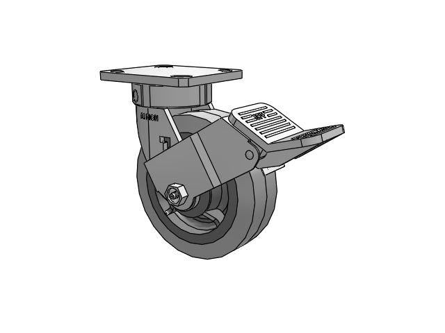 120XS06251SFBG Albion Swivel Caster