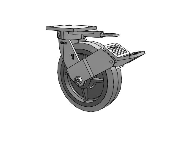 120XS08201S-01FBGL Albion Swivel Caster