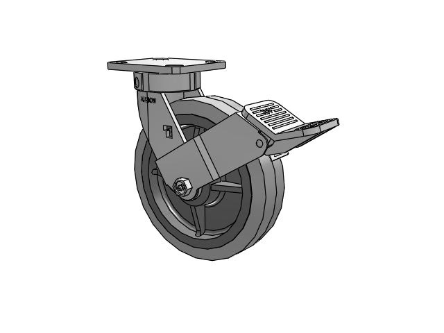 120XS08201S-01FBG Albion Swivel Caster