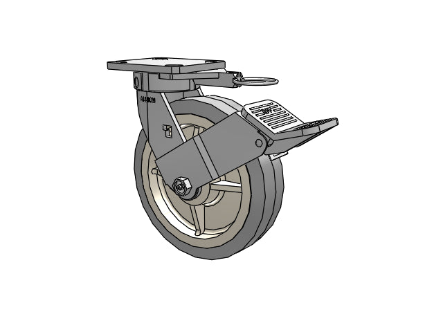 120XS08201SPREV-01FBGL Albion Swivel Caster