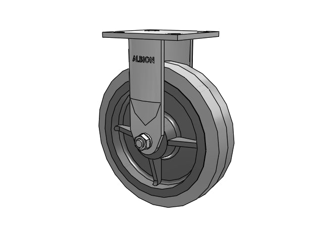 120XS08251R-01 Albion Rigid Caster