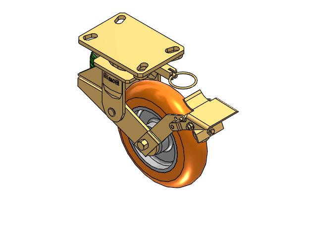 141AN08228SBLK Albion Caster