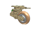 141PM06228S80AL Albion Swivel Caster