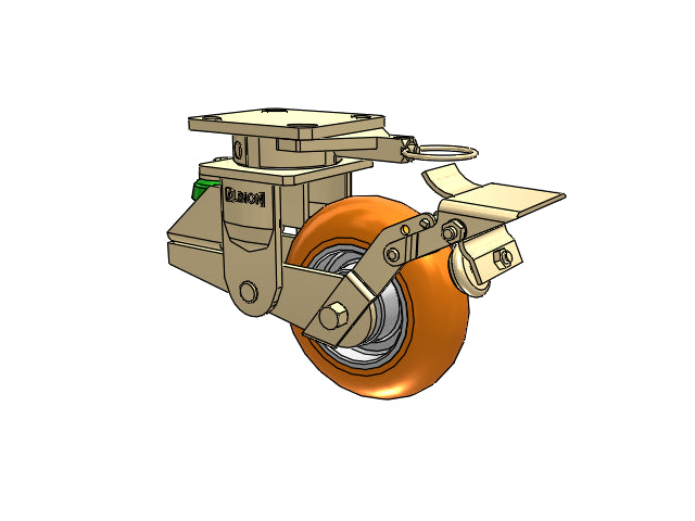 141UA06228S73DBL Albion Caster