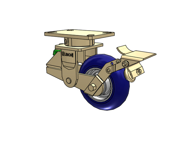 141UA06228SBK Albion Caster
