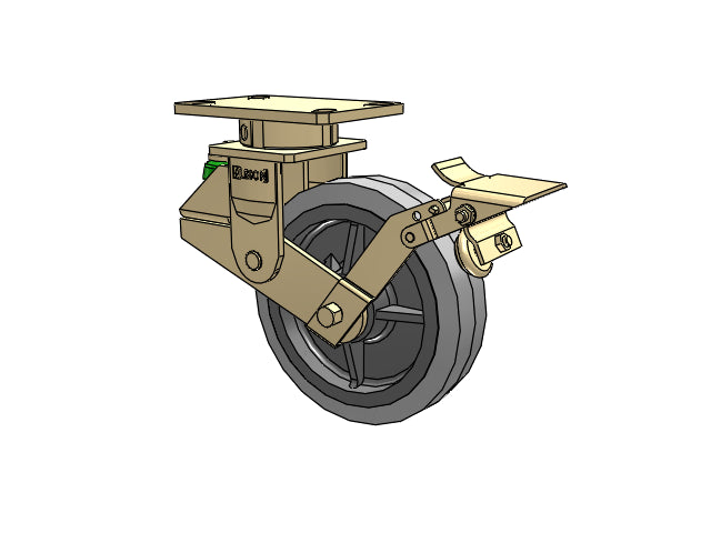 141XS08228SBK Albion Caster